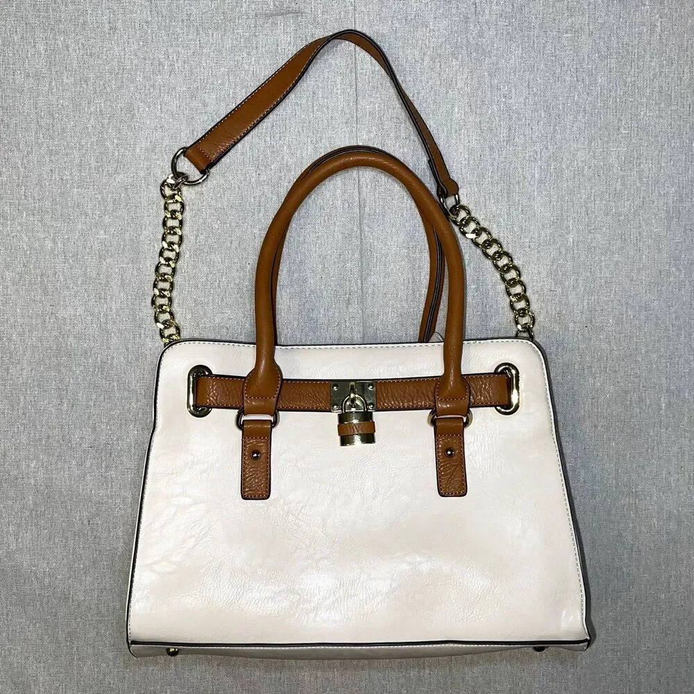 Charming Charlie | Cream Convertible Shoulder Bag